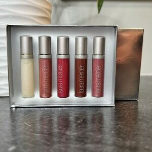 NEW Laura Mercier 5‎ Pc Shimmer Mini Lip Glace Set Vintage Collection